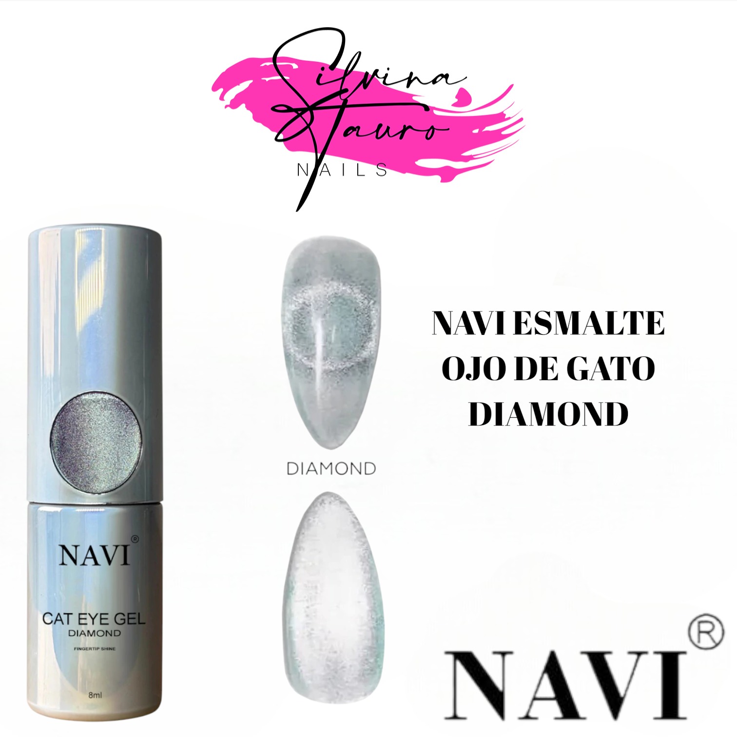 OJO DE GATO NAVI DIAMOND 8ML