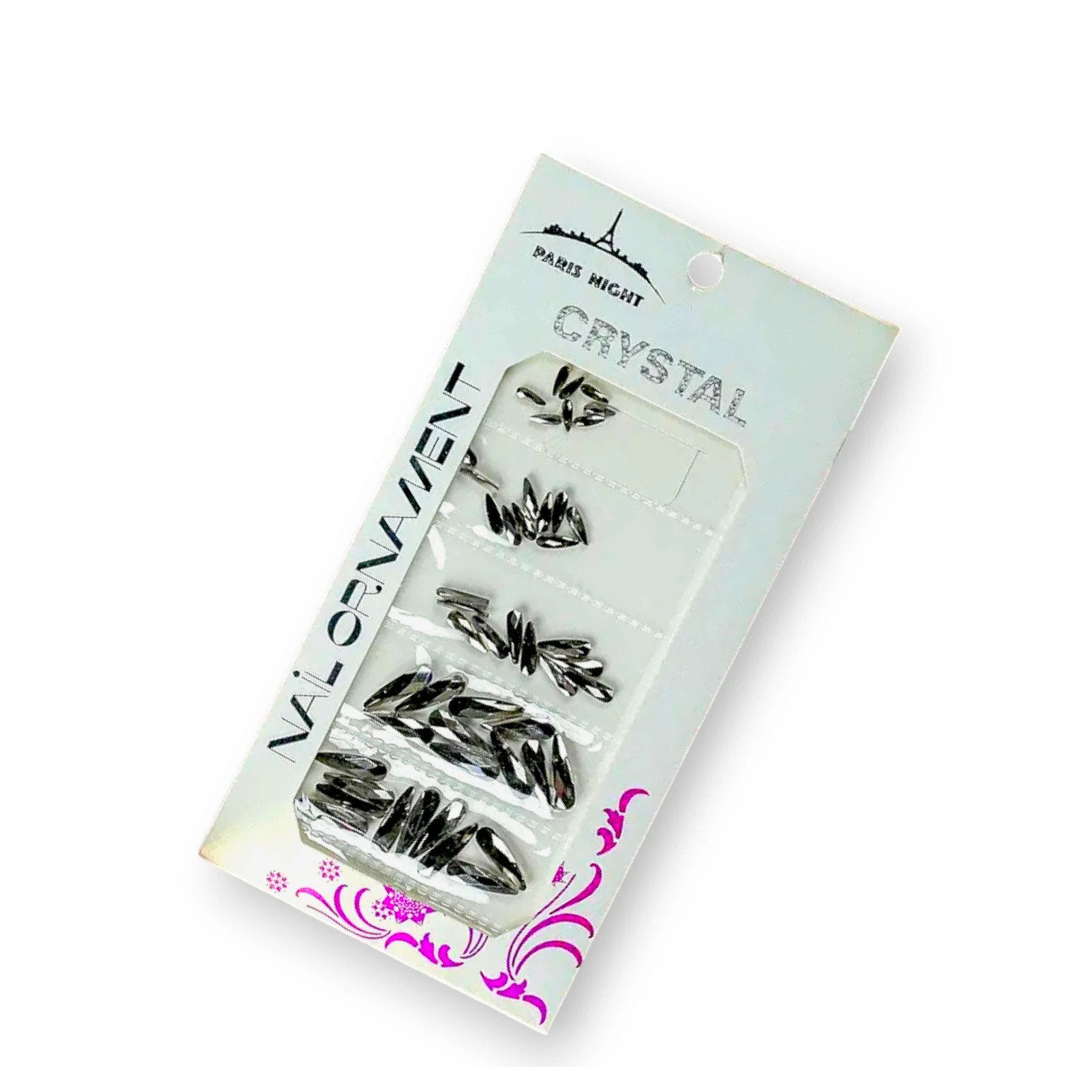 CRISTAL GOTA LARGA NEGRO