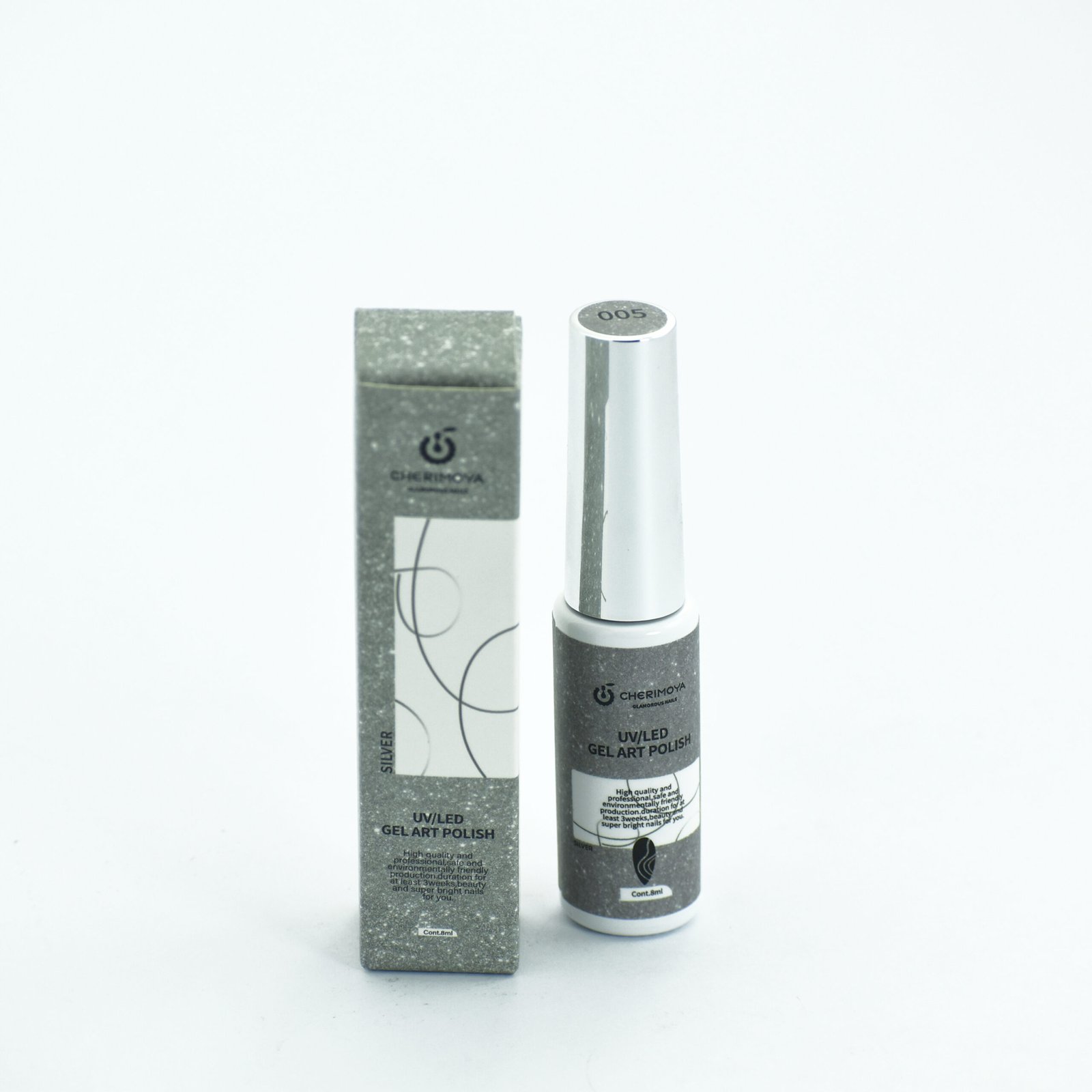 GEL ART POLISH CHERIMOYA PLATEADO 8ml