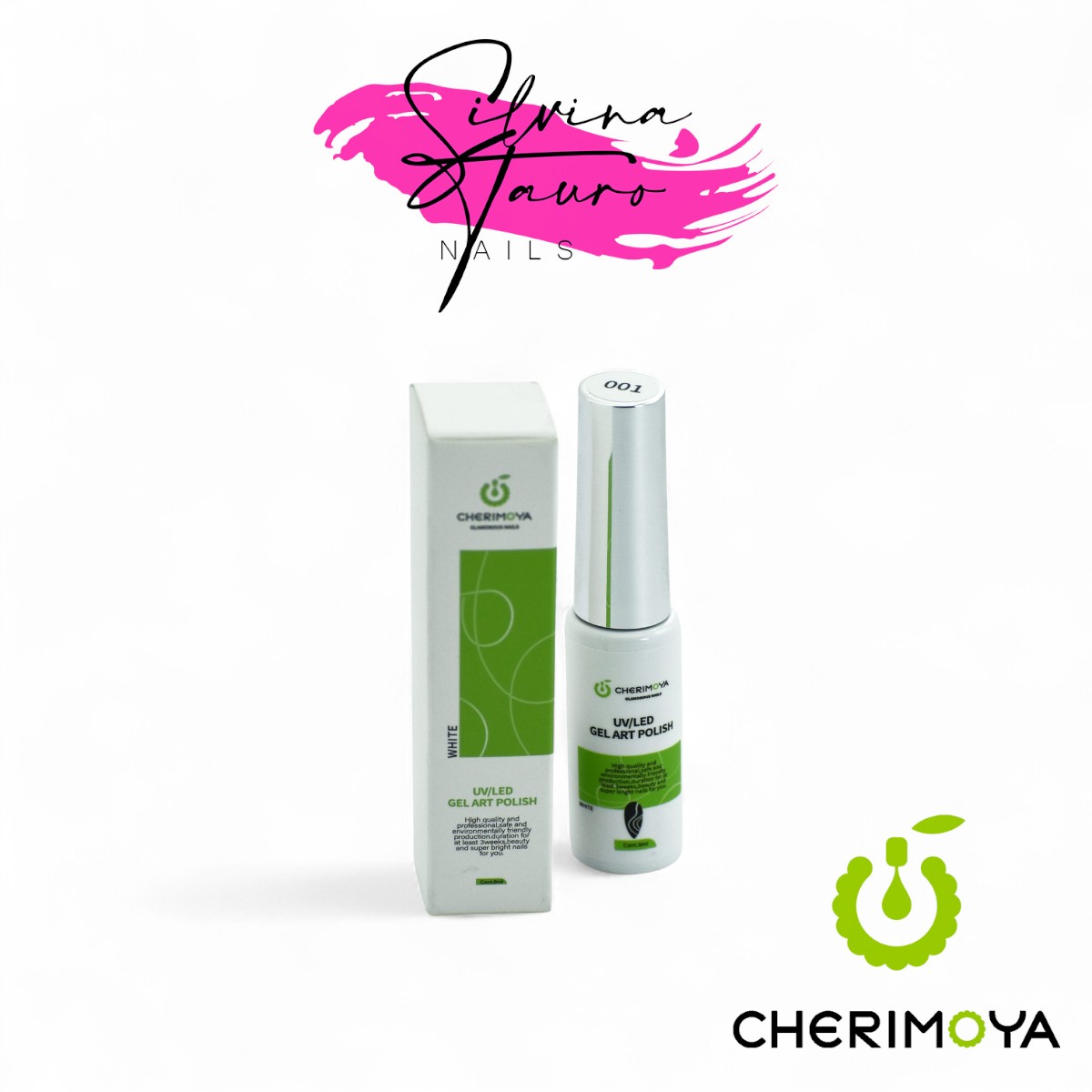 GEL ART POLISH  CHERIMOYA BLANCO 8ml