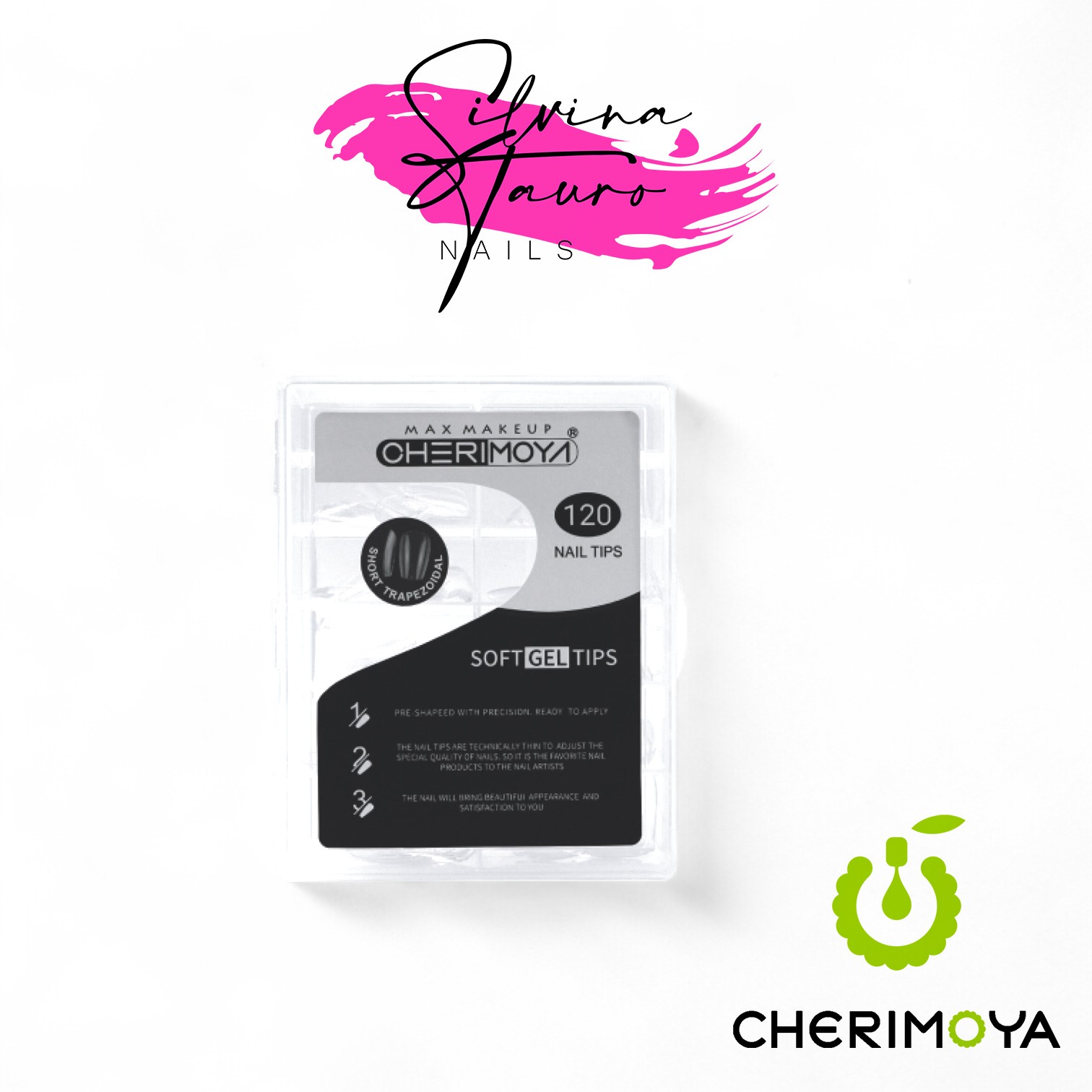 TIPS SOFT GEL X120 CHERIMOYA SQUARE