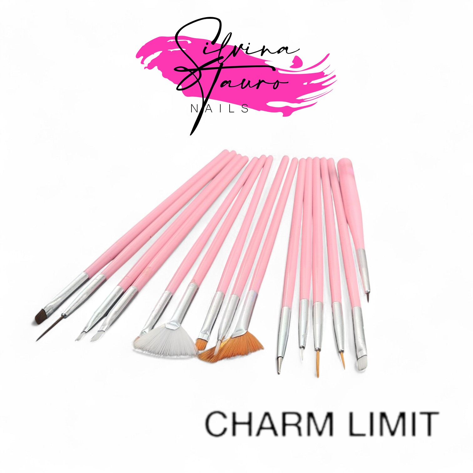 SET PINCELES X15 DECO CHARM LIMIT ROSA