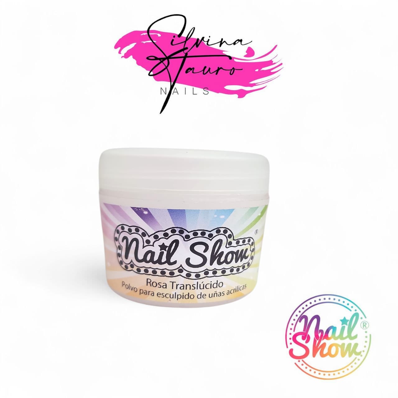 POLIMERO NAIL SHOW 45GR ROSA TRASLUCIDO