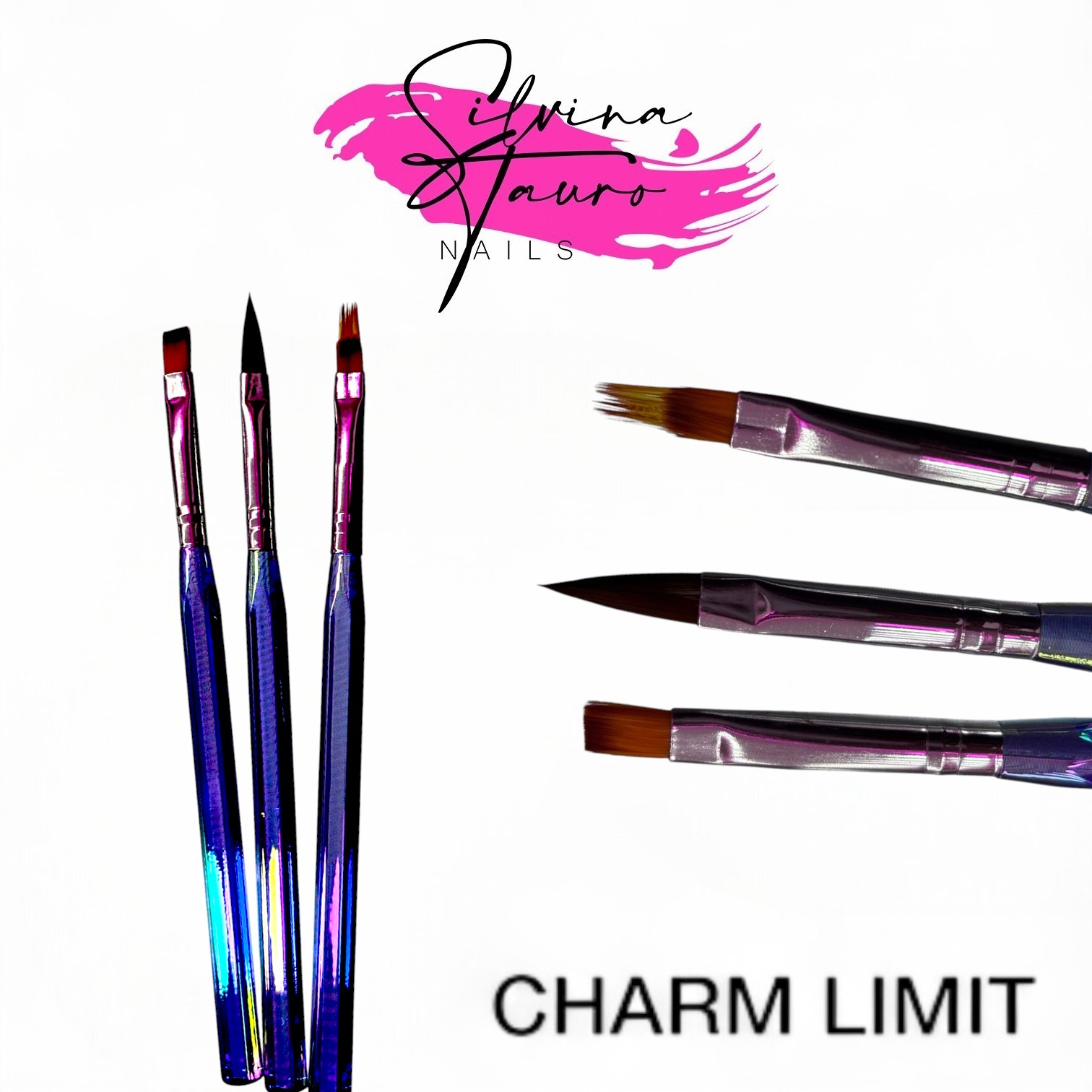 PINCELES X3 CHARM LIMIT MANGO AZUL