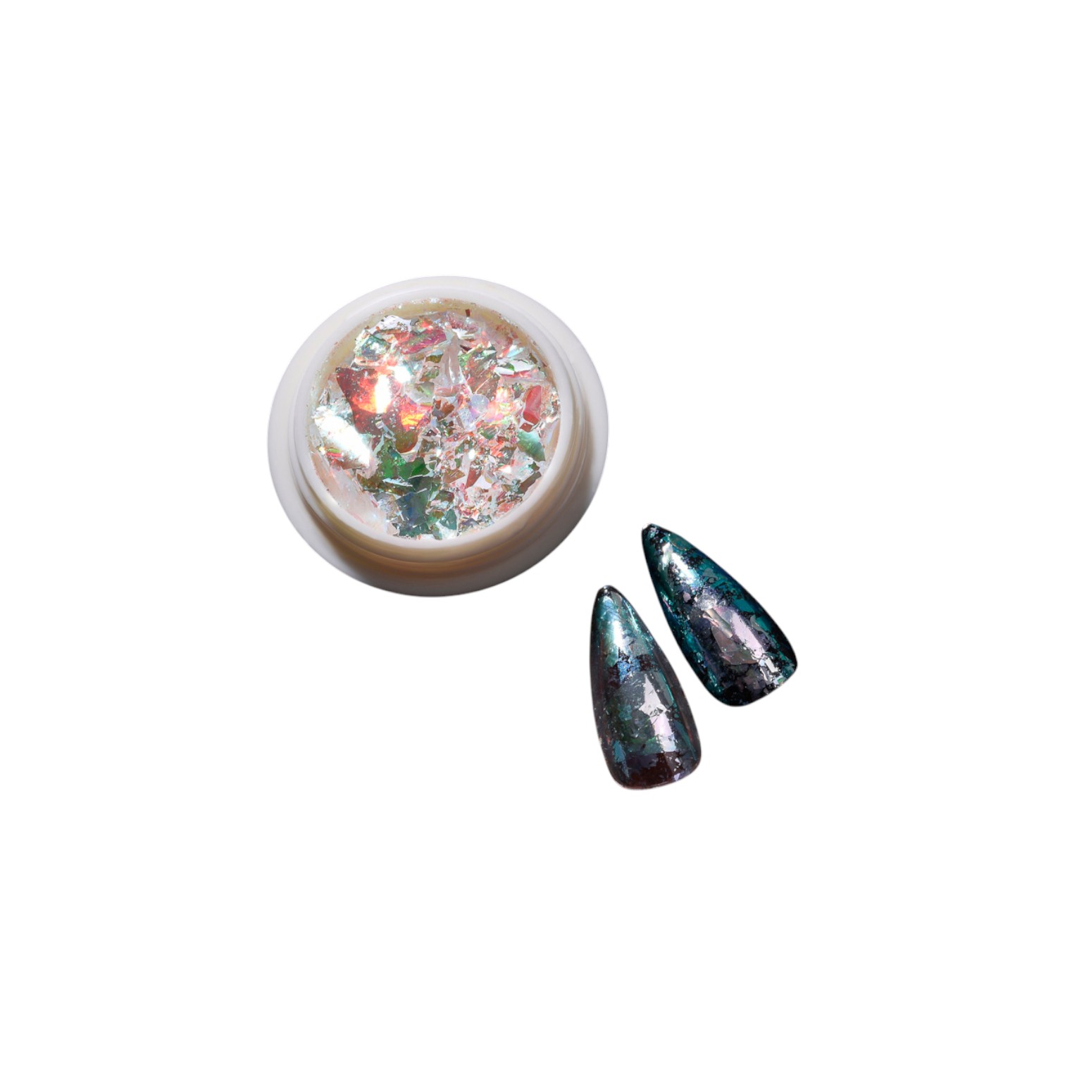 POLVO GLITTER EFECTO HIELO AURORA 005