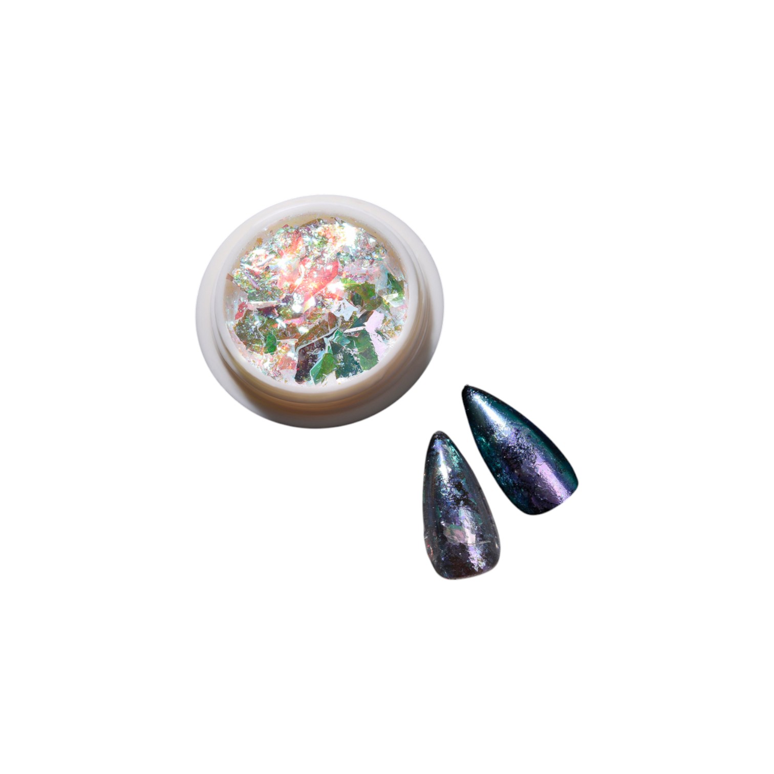 POLVO GLITTER EFECTO HIELO AURORA 006