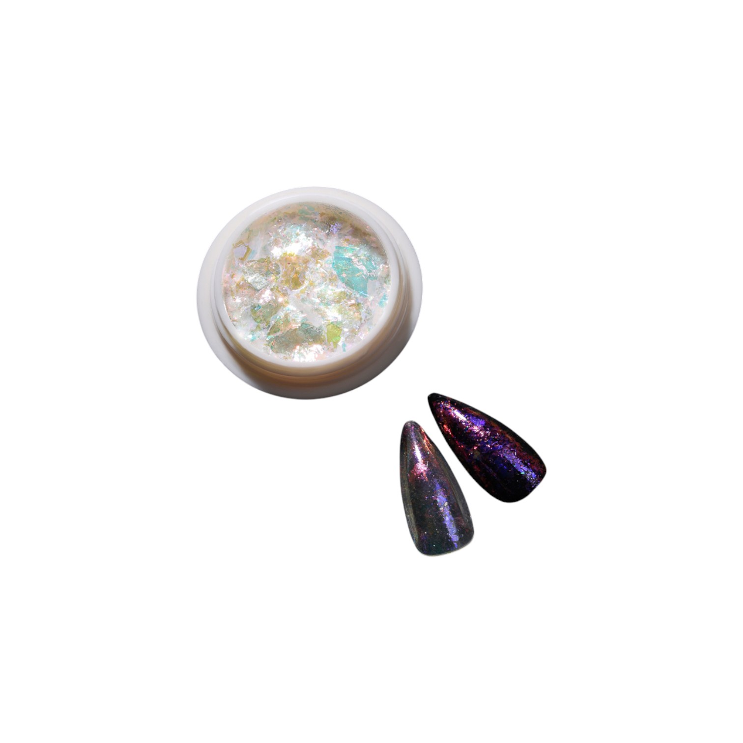 POLVO GLITTER EFECTO HIELO AURORA 007