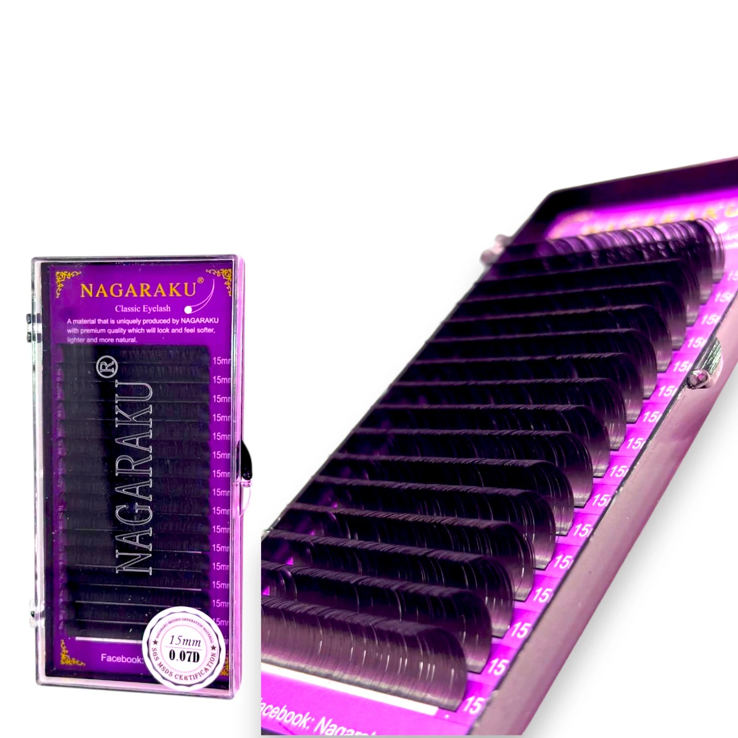 PESTAÑAS PXP NAGARAKU 7D 15MM