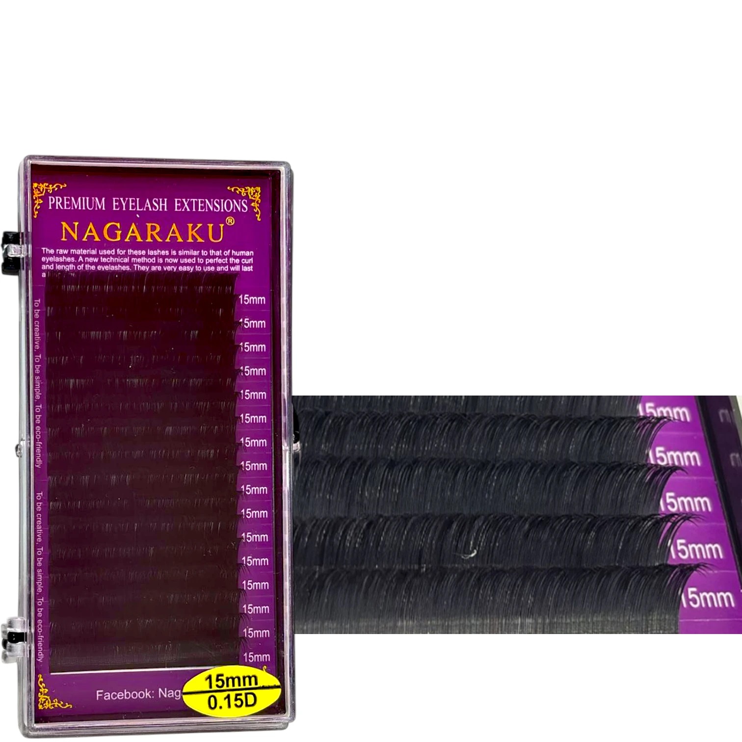 PESTAÑAS PXP NAGARAKU 15D 15MM