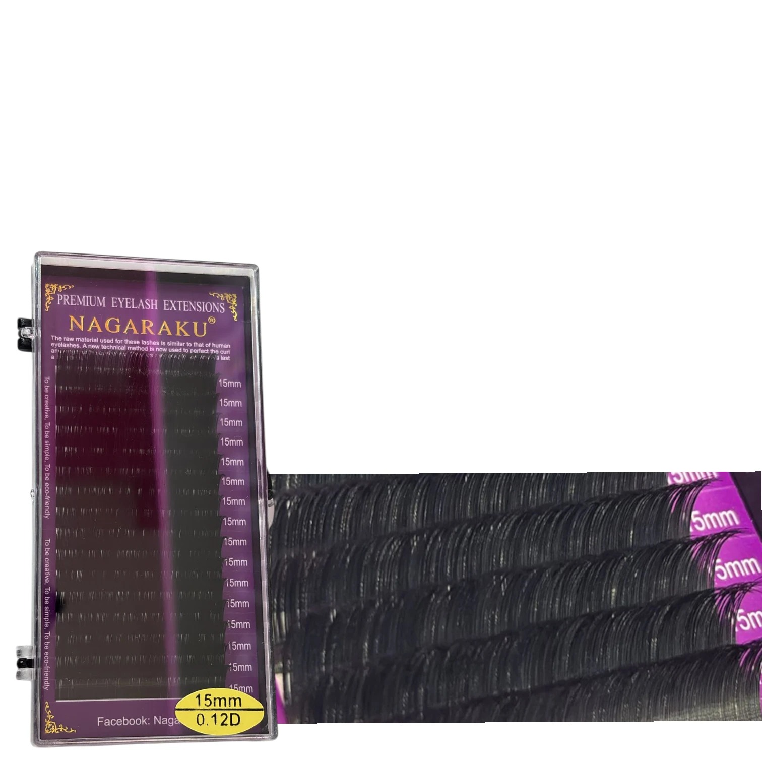 PESTAÑAS PXP NAGARAKU 12D 15MM