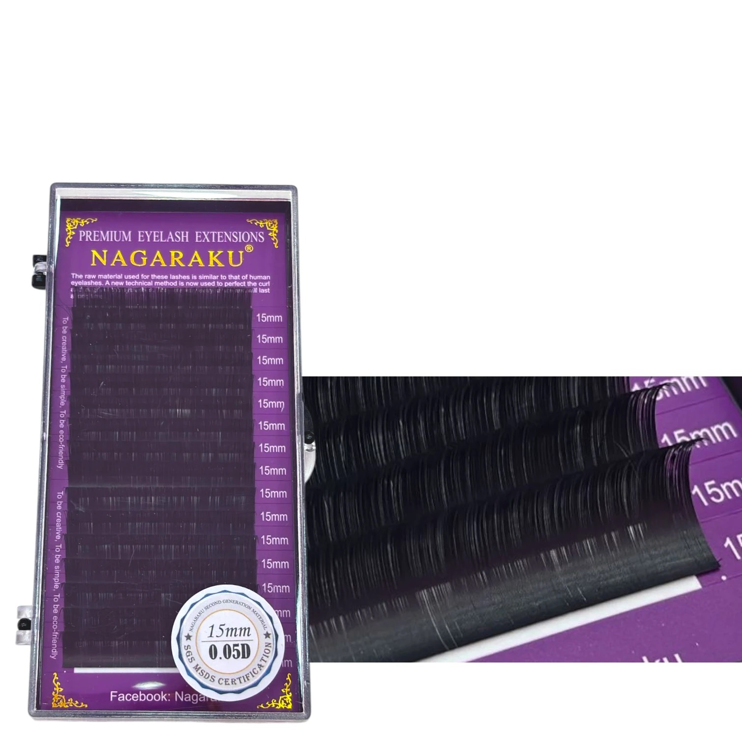 PESTAÑAS PXP NAGARAKU 5D 15MM