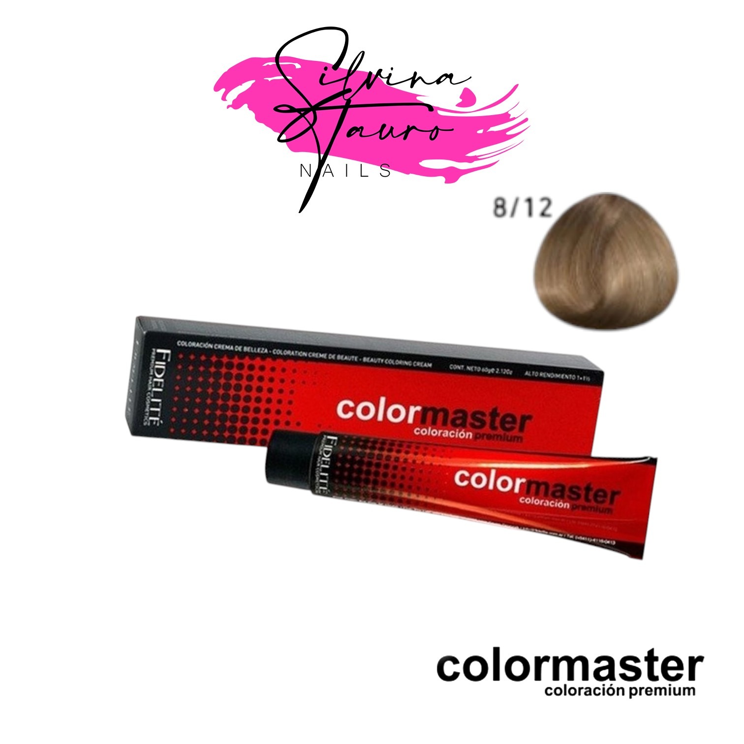 TINTURA COLORMASTER POMO 60 GR 8.12