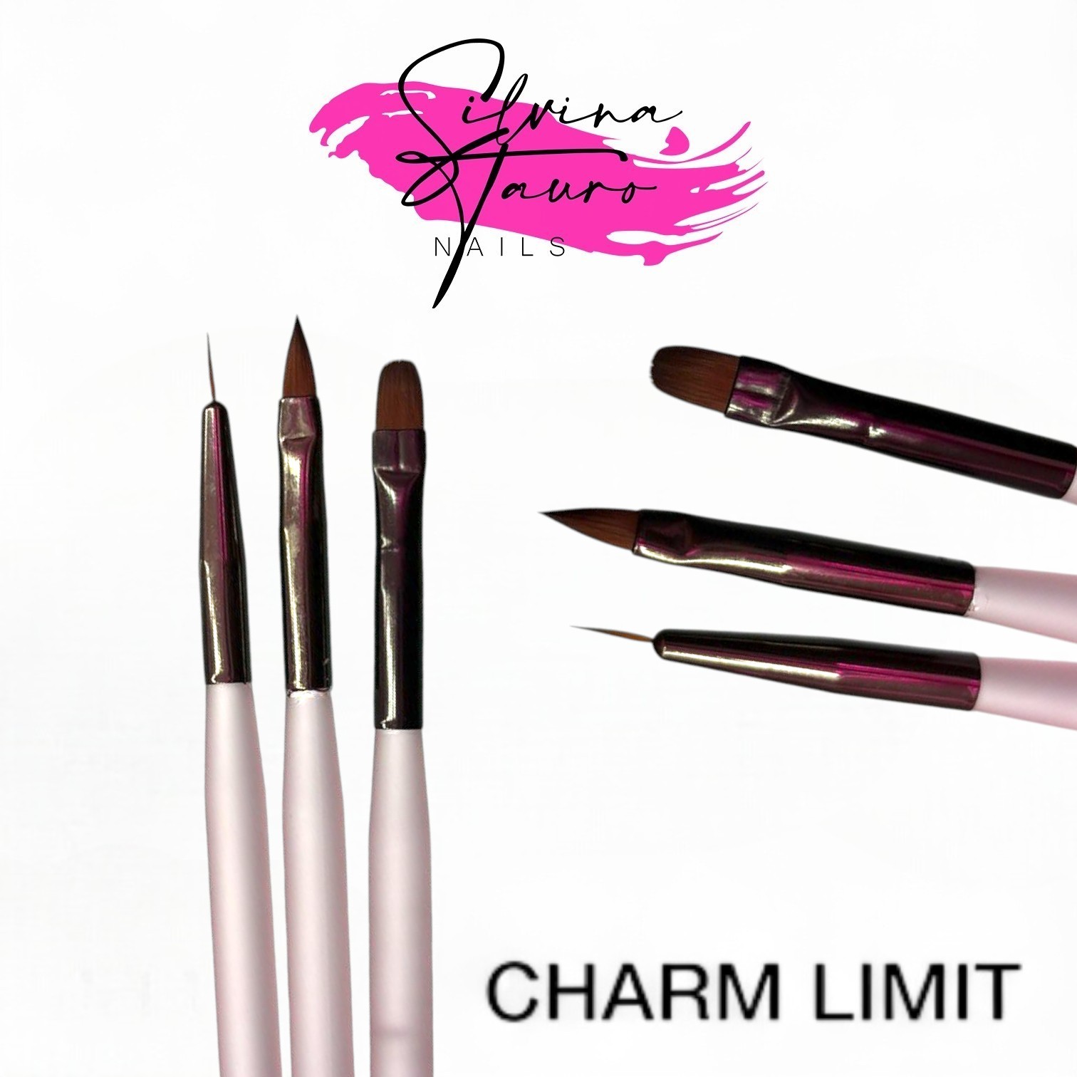 PINCELES X3 CHARM LIMIT MANGO ROSA