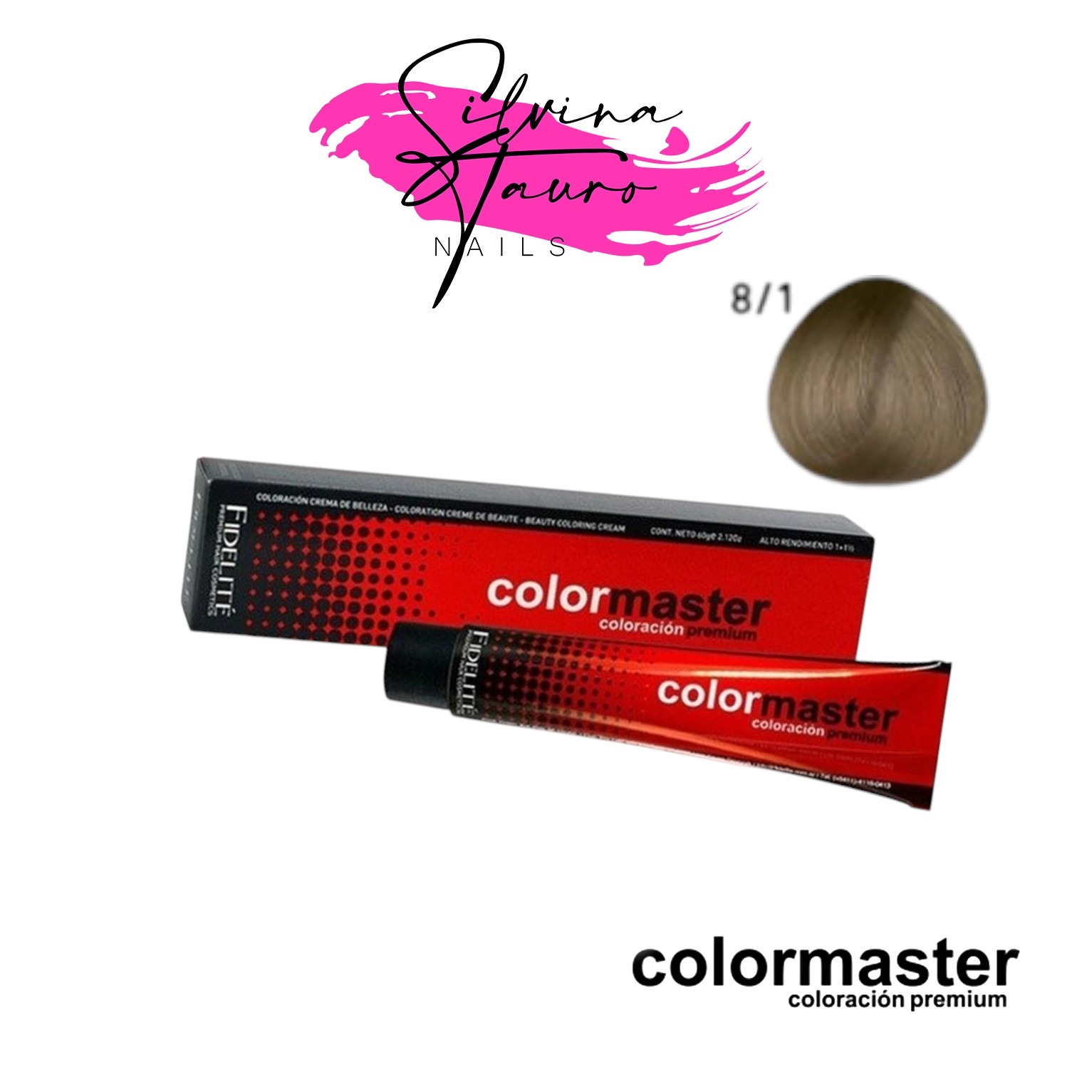 TINTURA COLORMASTER POMO 60 GR 8.1