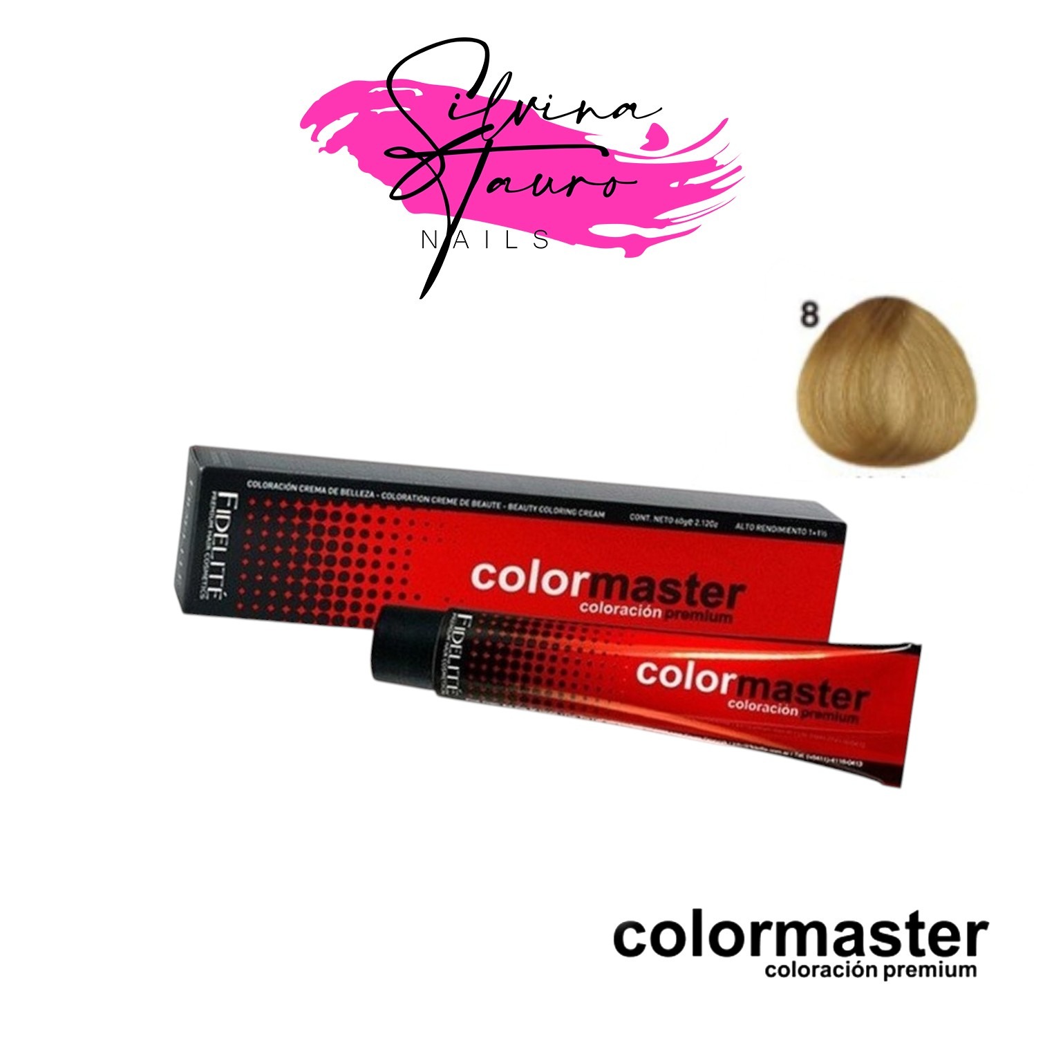 TINTURA COLORMASTER POMO 60 GR 8