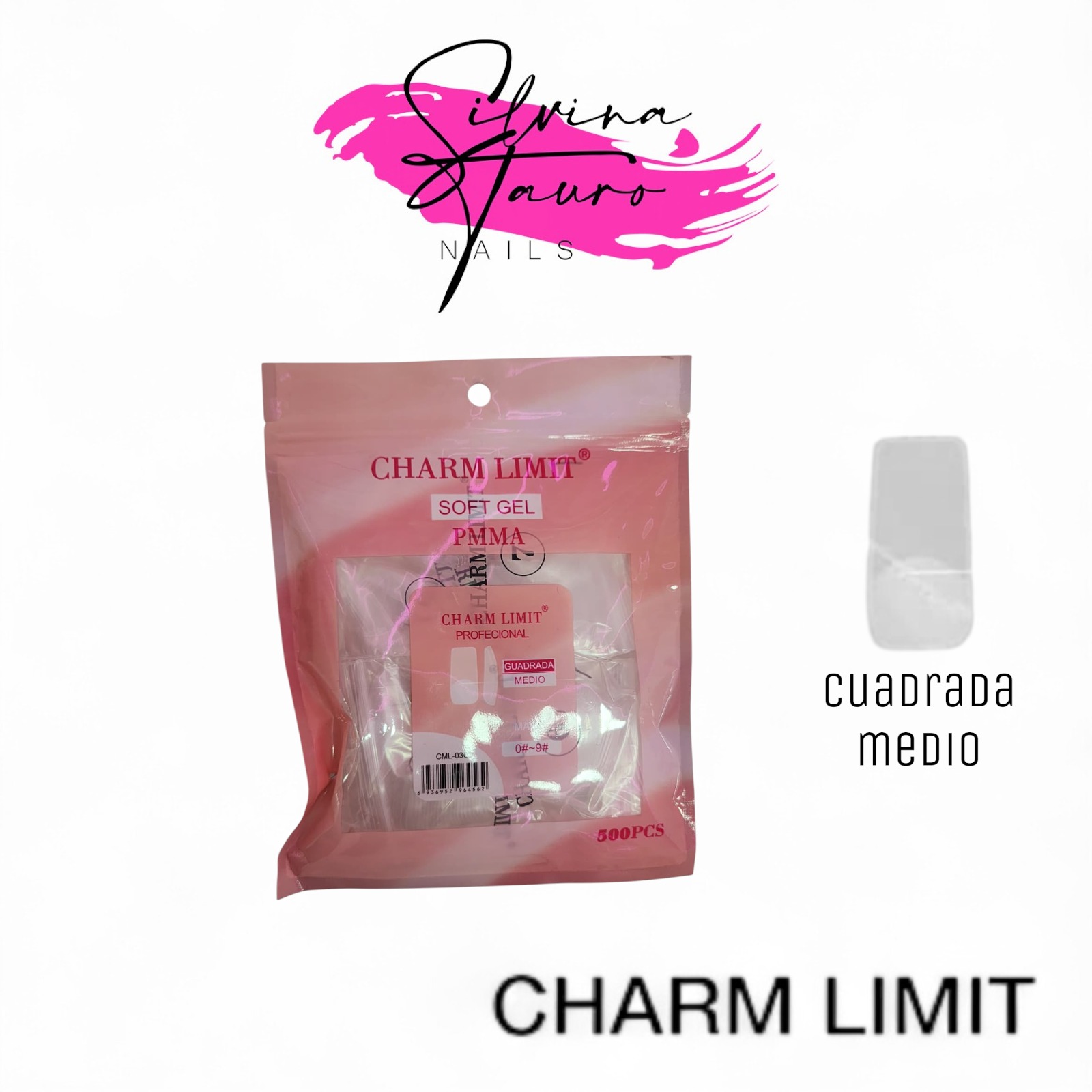TIPS SOFT GEL CHARM LIMIT BOLSA CUADRADA