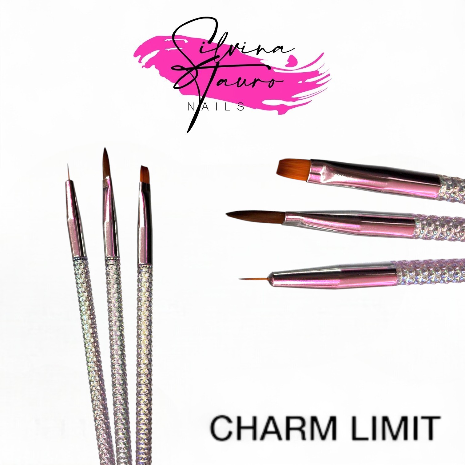 PINCELES X3 CHARM LIMIT MANGO TORNASOL CON TEXTURA