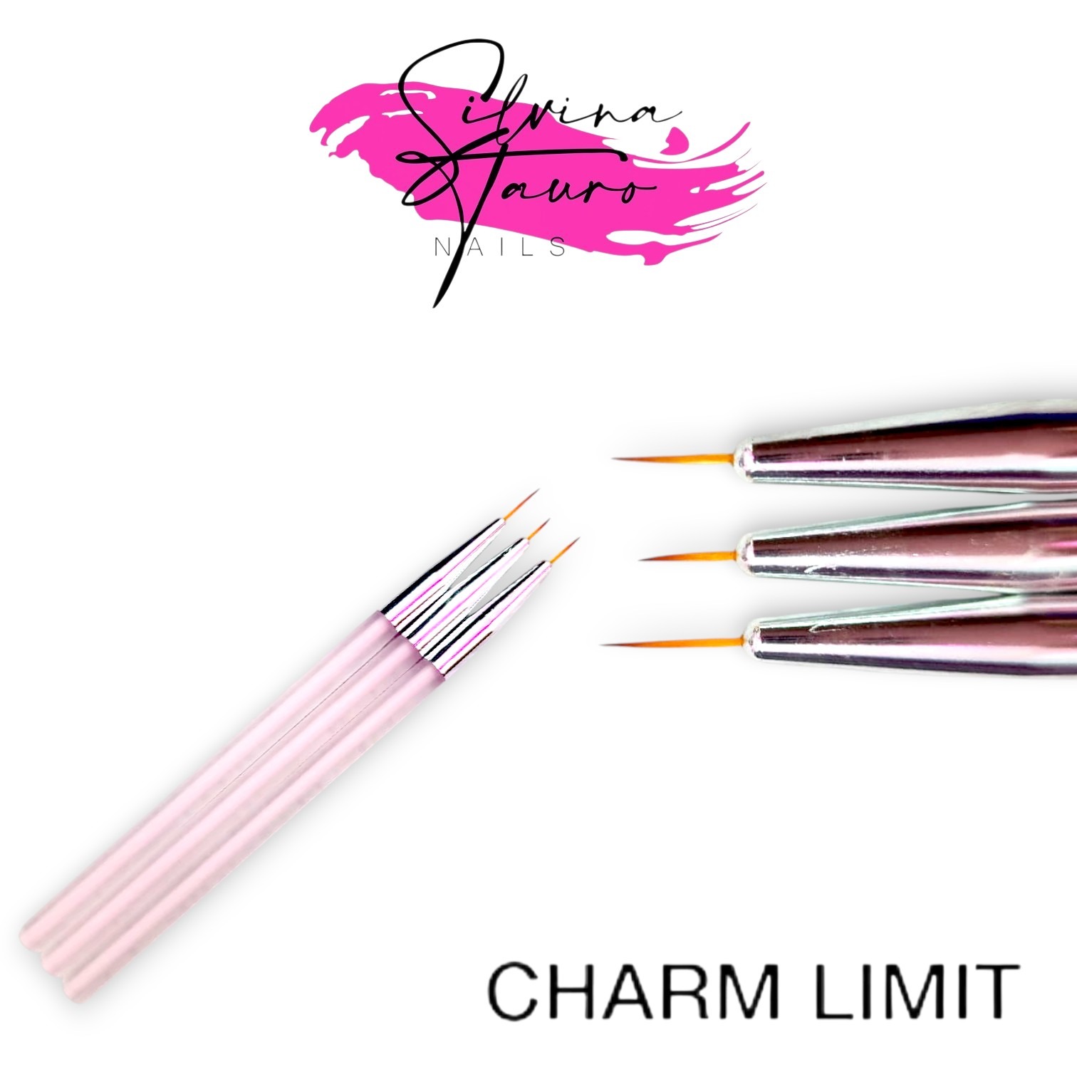 PINCELES X3 LINER CHARM LIMIT MANGO ROSA