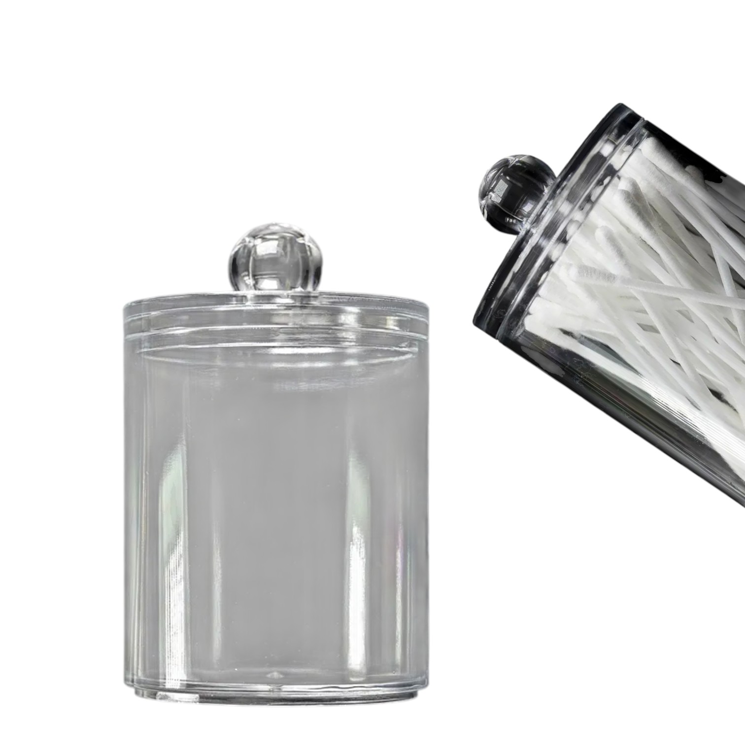 PORTA HISOPOS ACRILICO