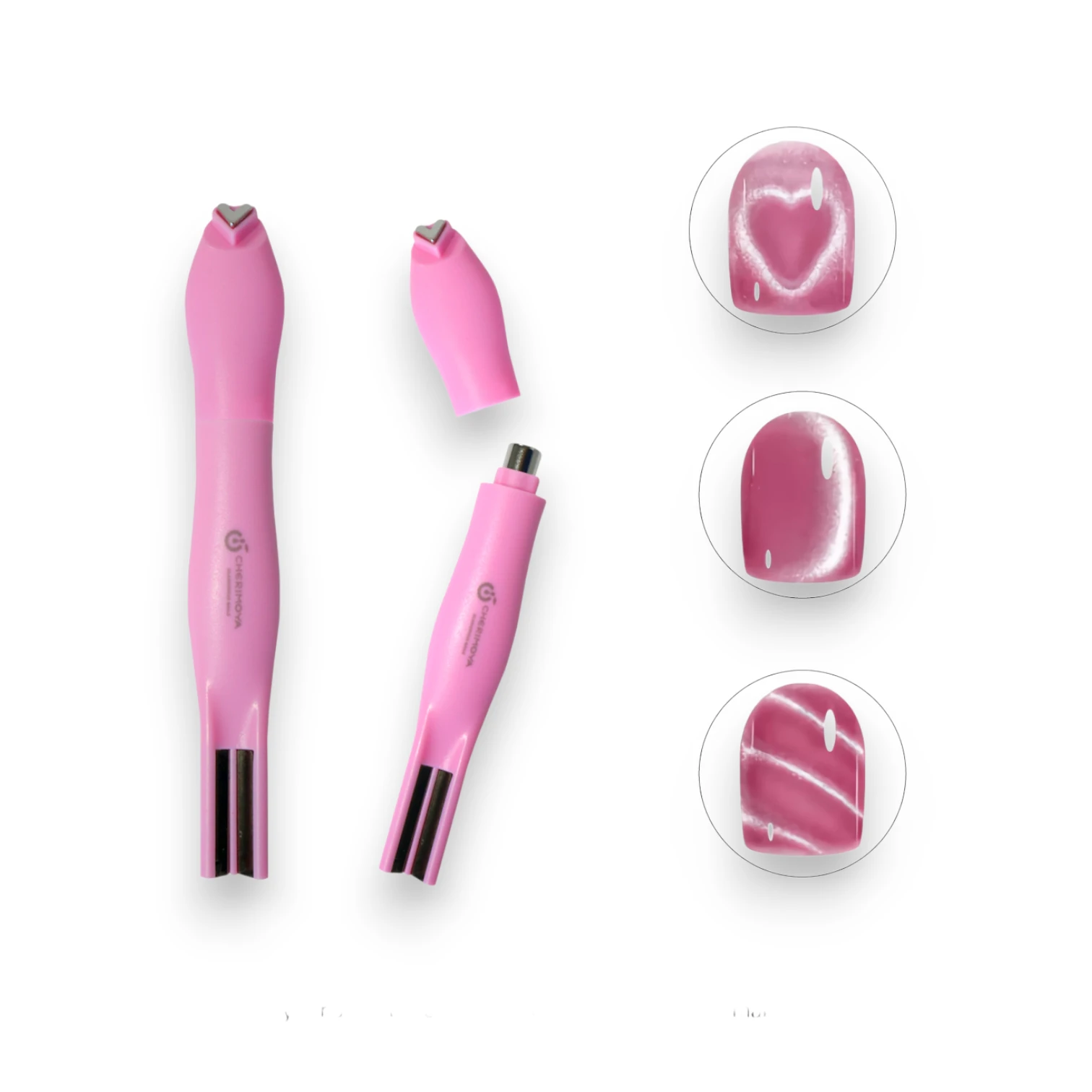 IMAN EN FORMA DE CORAZON 3 EN 1 CHERIMOYA