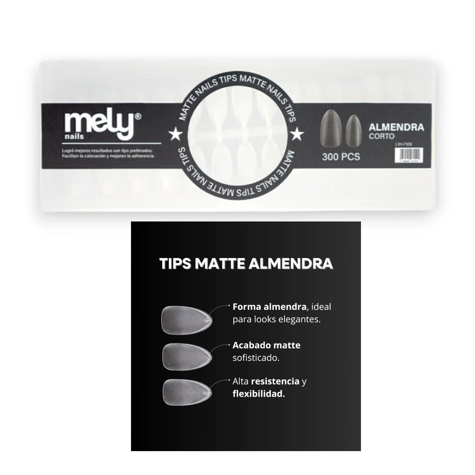 IPS SOFT GEL ALMENDRAS CORTOS MELY