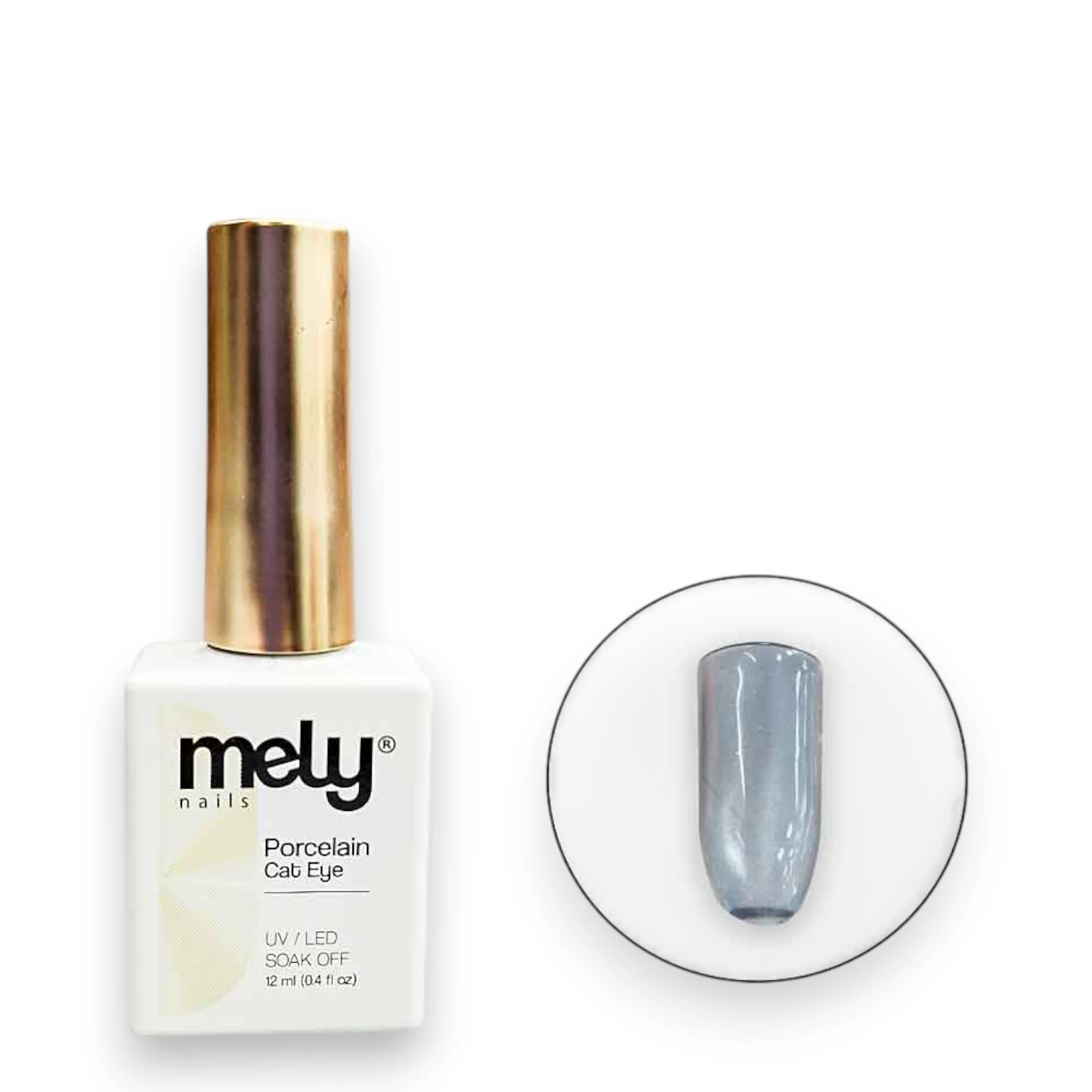 ESMALTE OJO DE GATO PORCELAIN 001 MELY