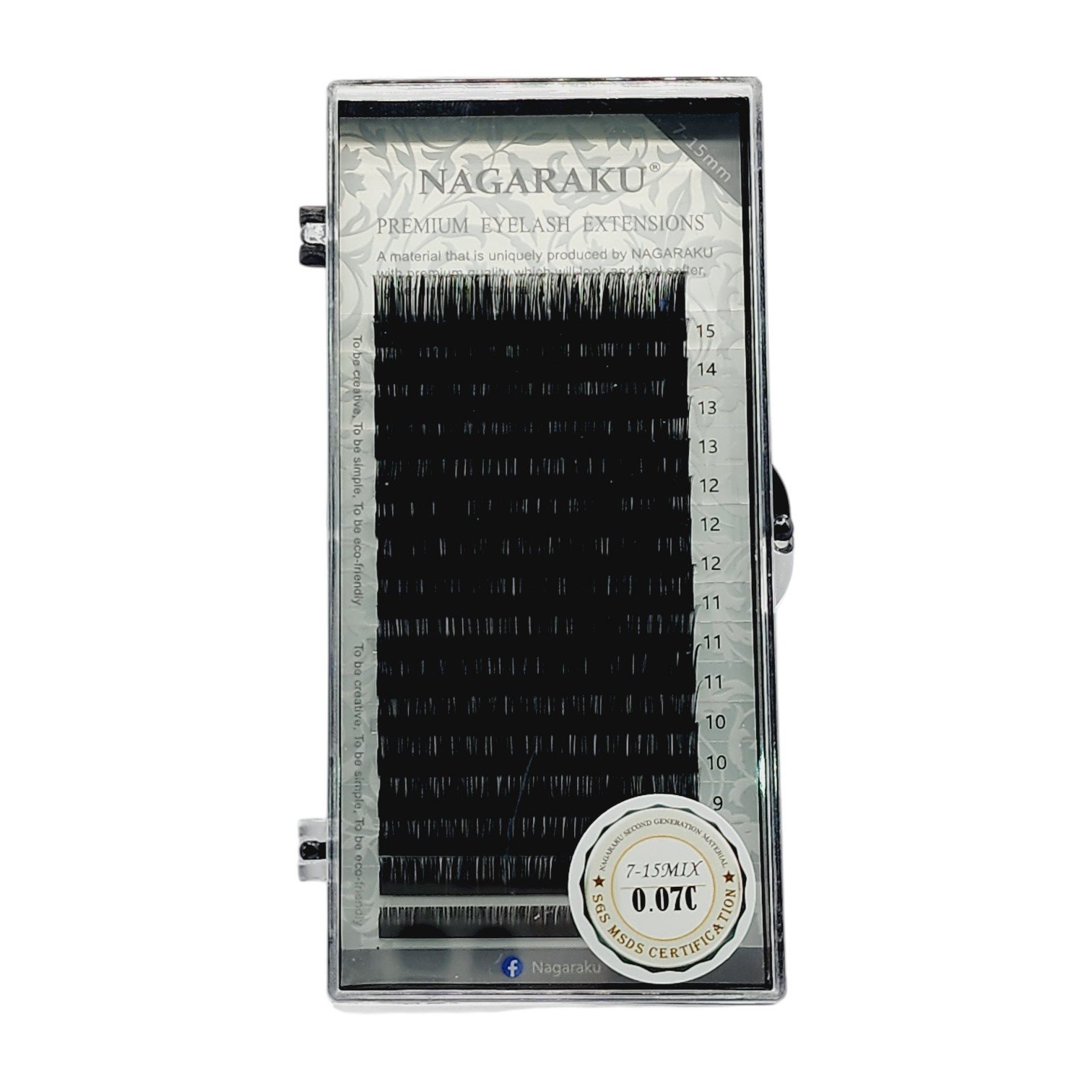 PESTAÑAS NAGARAKU PREMIUM 7-15MIX 0.07C